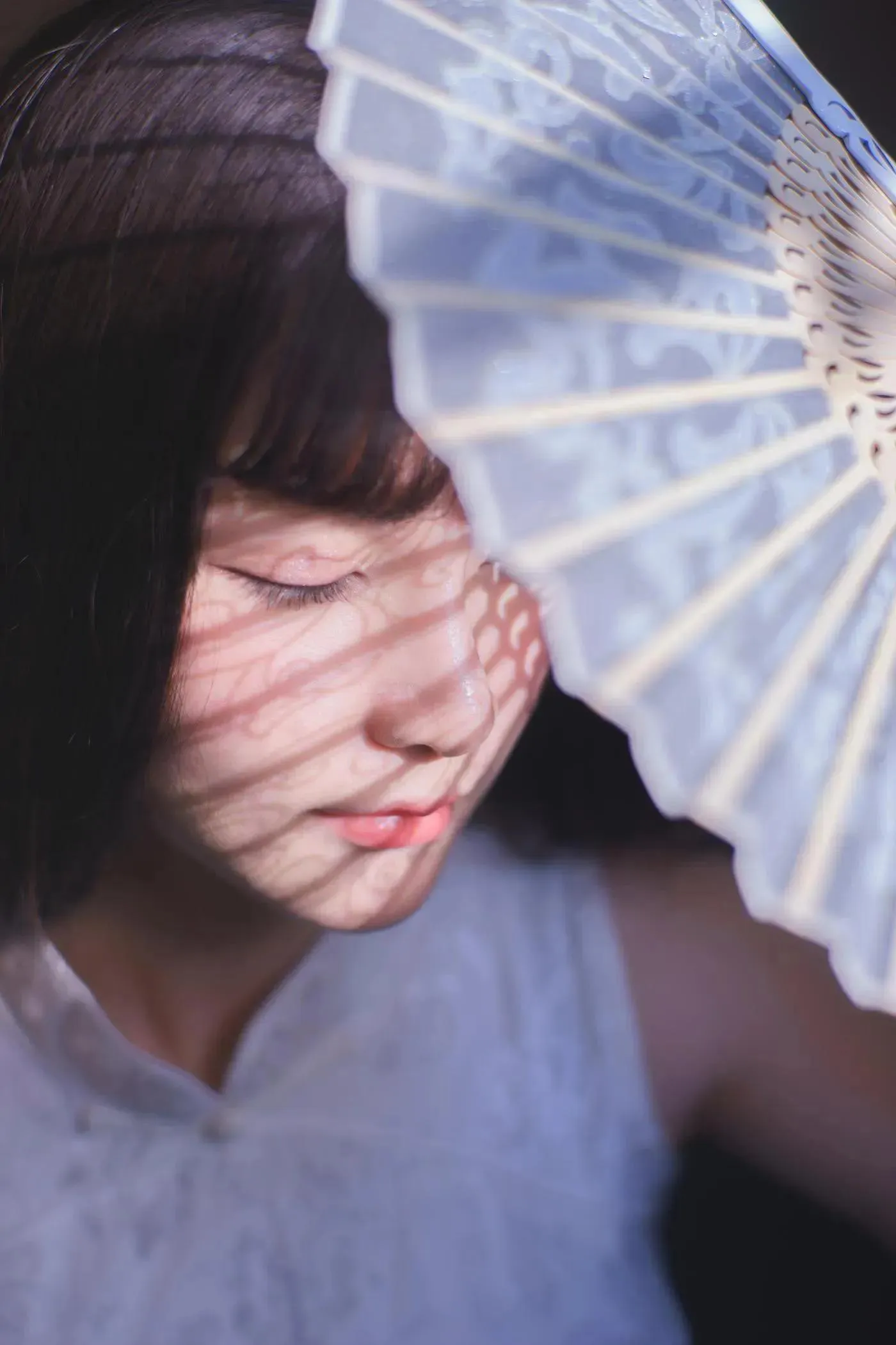 前羽 – NO.05 白丝旗袍 [17P]插图